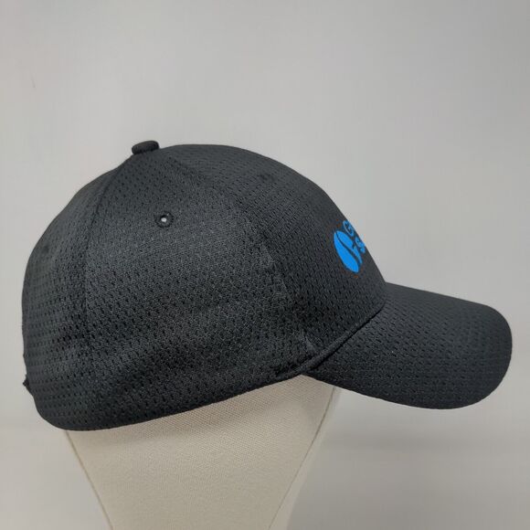 Vitronic Men's Strapback Mesh Hat Black OSFA Graphic Geographic Solutions Logo - Picture 4 of 7